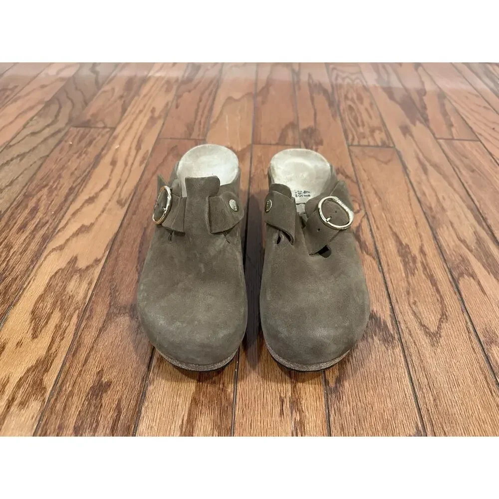 Birkenstock Papillio Fanny Clog in Dark Tea EU 41 NWOB